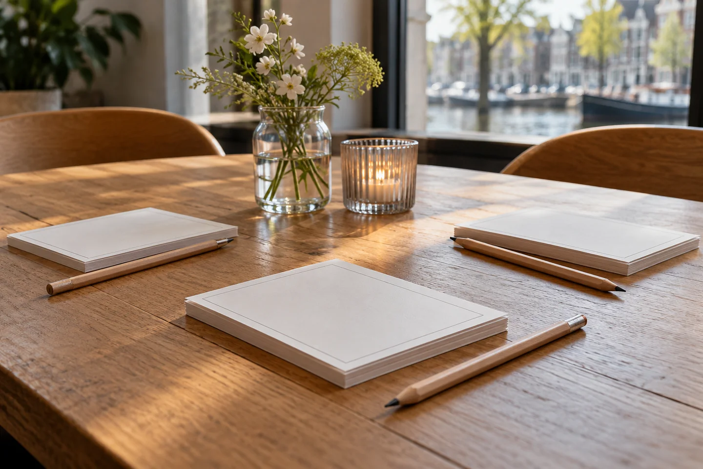 Notitieboeken voor de organisatie van een activiteit